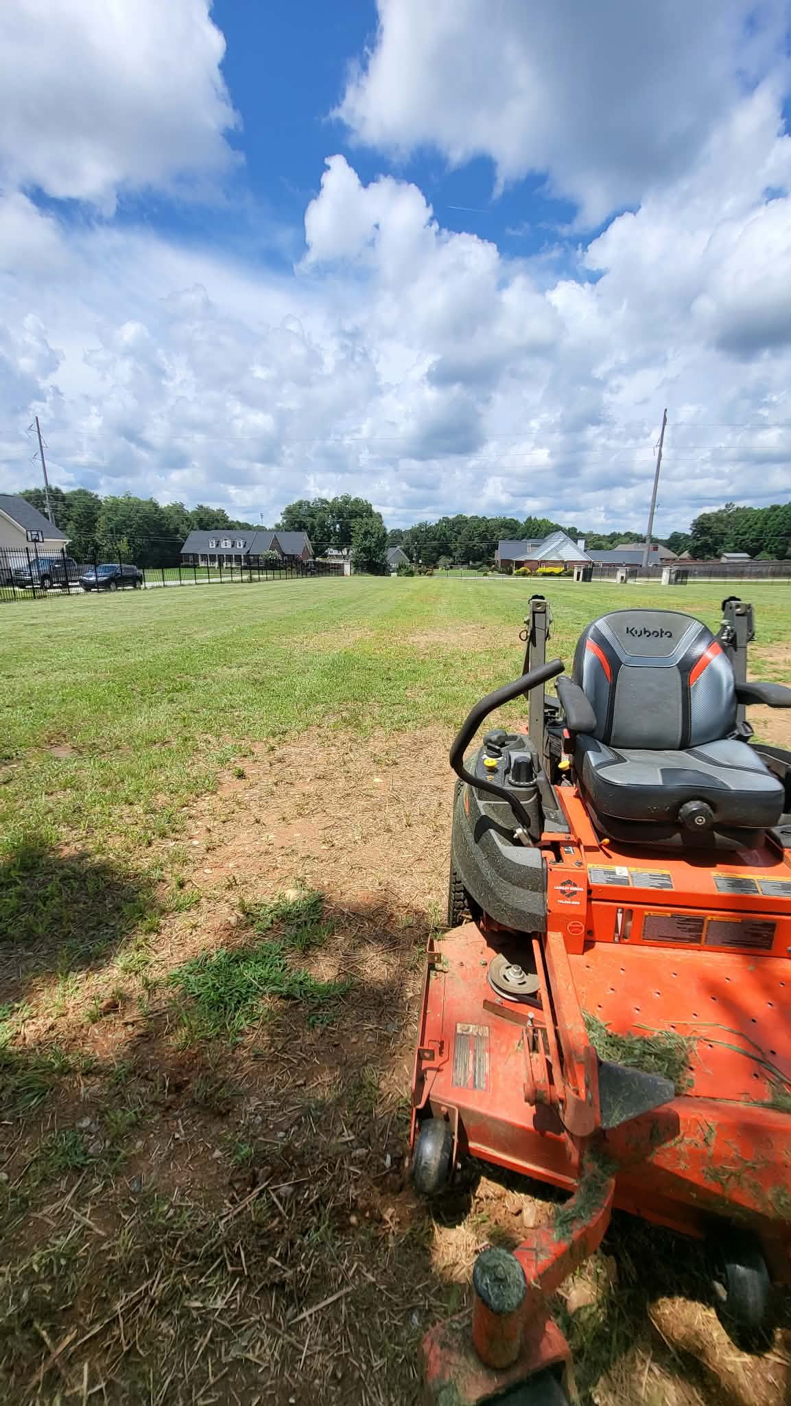 Professional mowing with Kubota zero-turn mower