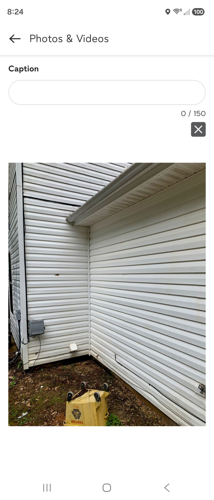Vinyl siding after soft washing